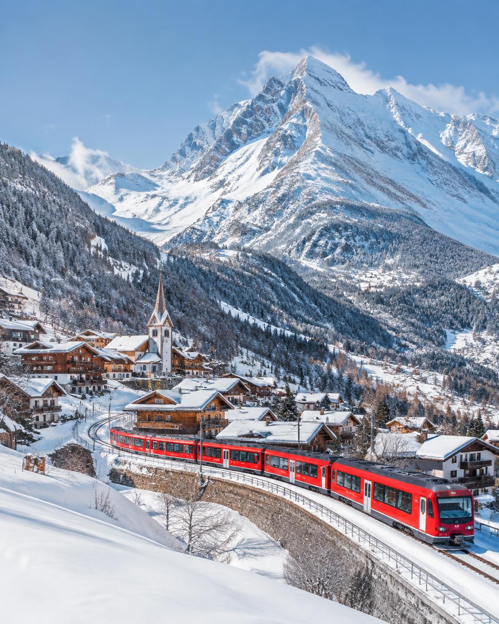 Swiss Alpine Rail Journey